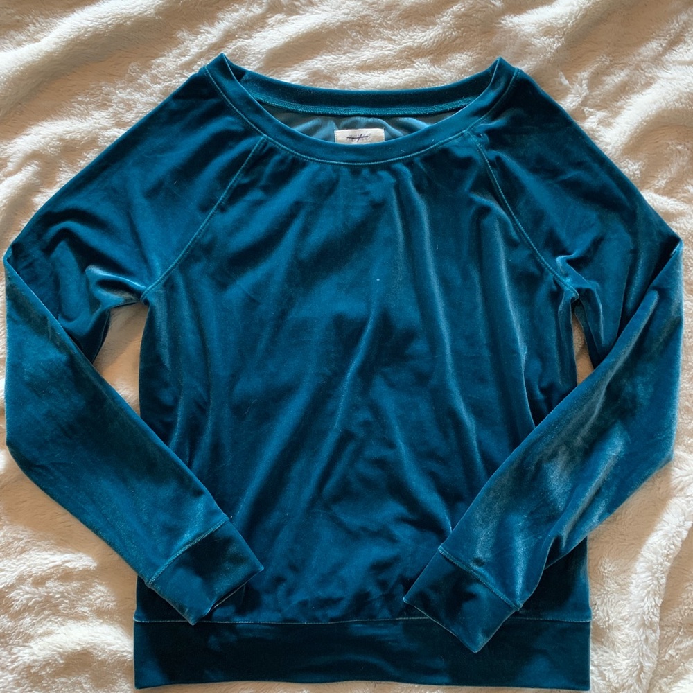 Velour Sweatshirt